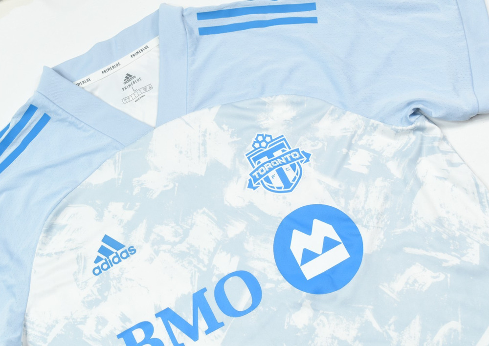 Adidas Condivo 20 Primeblue Toronto FC Soccer Jersey Mens Large Short Sleeve